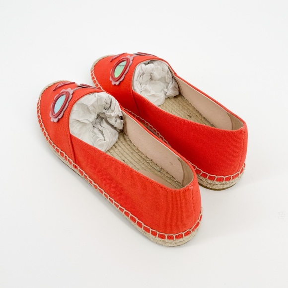 Kate Spade Grenada Glasses Canvas Espadrilles - Picture 3 of 6